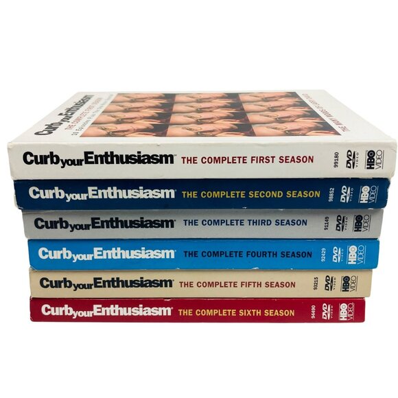 Curb Your Enthusiasm DVD Set Seasons 1-6 Very Good Condition - Picture 2 of 2